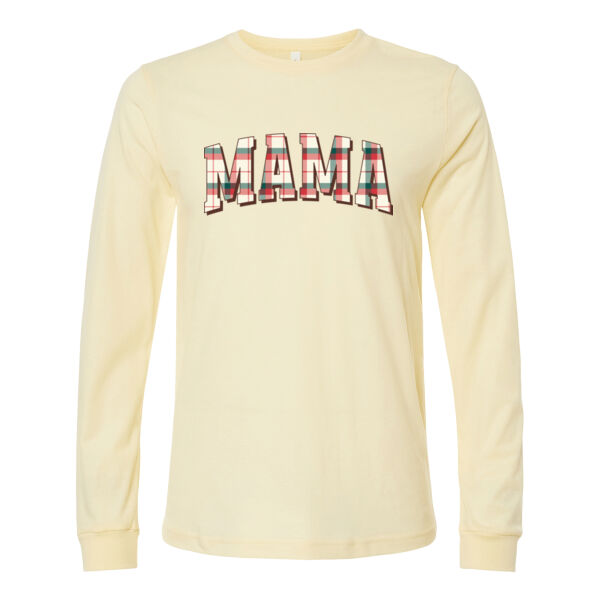 MAMA - Heather CVC Long Sleeve Tee Thumbnail