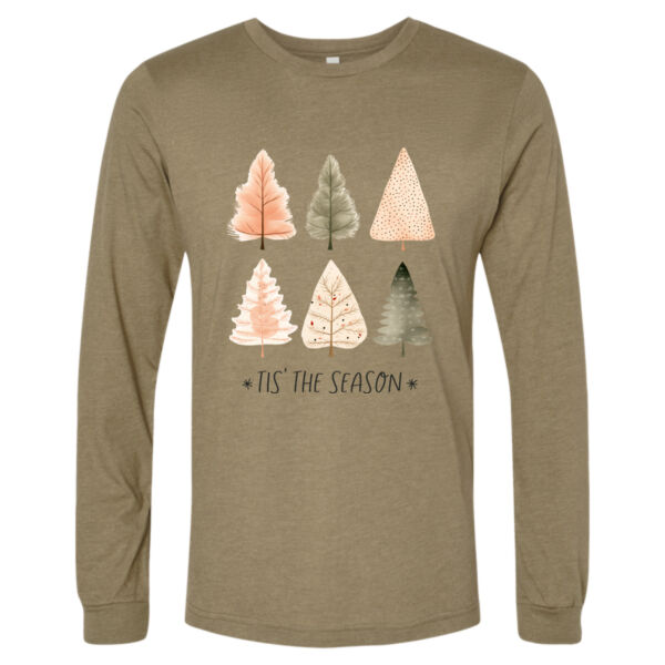 Season Trees - Heather CVC Long Sleeve Tee Thumbnail