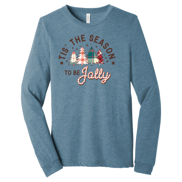 Jolly Season - Unisex Triblend Long Sleeve Tee Thumbnail