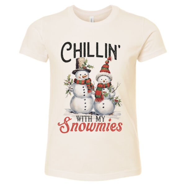 Chillin With Snowmies Youth - Youth CVC Jersey Tee Thumbnail