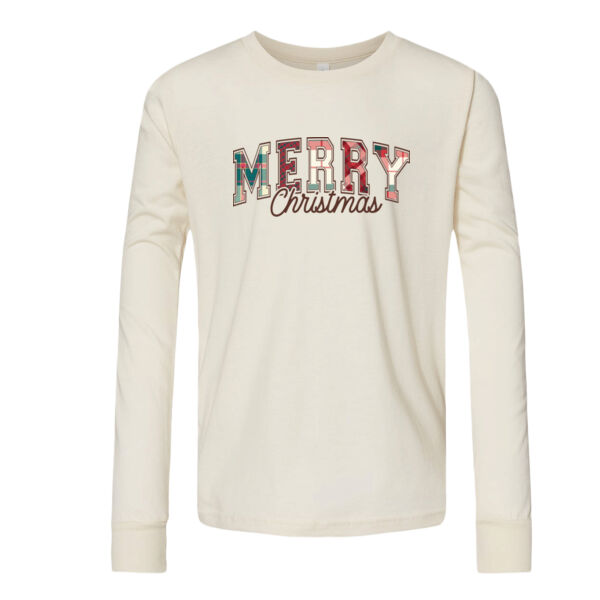 Merry Christmas Youth - Youth Jersey Long Sleeve Tee Thumbnail
