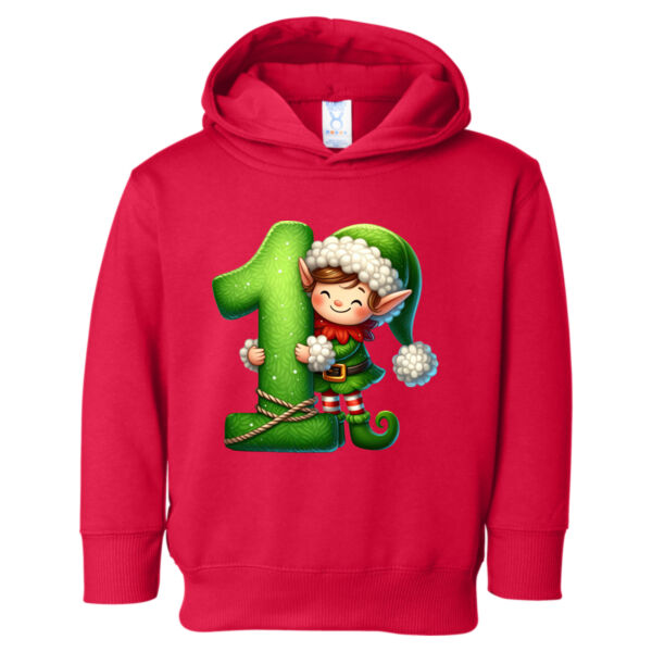1 Elf - Toddler Pullover Fleece Hoodie Thumbnail