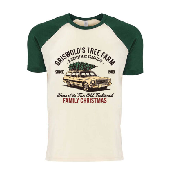 Family Tree Farm - Cotton Raglan T-Shirt - Cotton Raglan T-Shirt Thumbnail