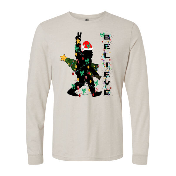 Believe Foot - CVC Long Sleeve T-Shirt Thumbnail