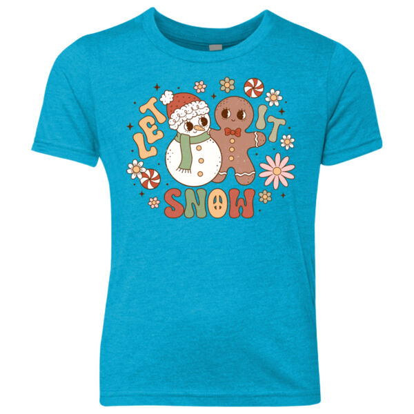 Let It Snow - Youth Triblend T-Shirt Thumbnail
