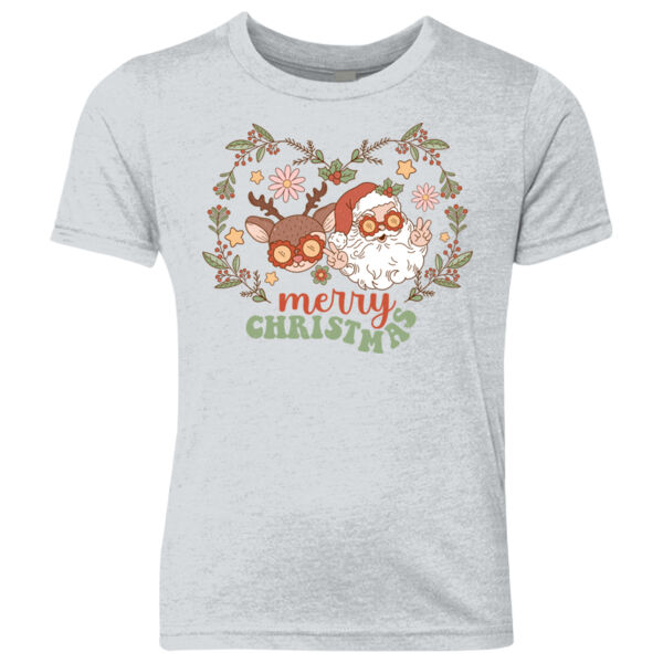 Merry Christmas  - Youth Triblend T-Shirt Thumbnail