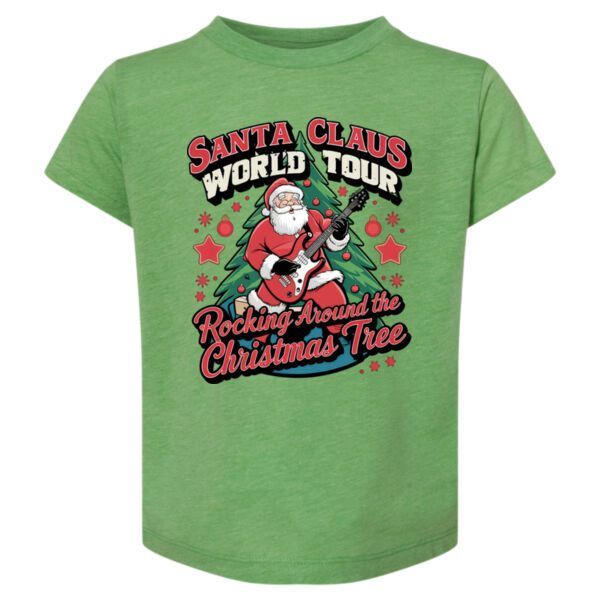 Santa World Tour - Toddler Triblend Tee Thumbnail