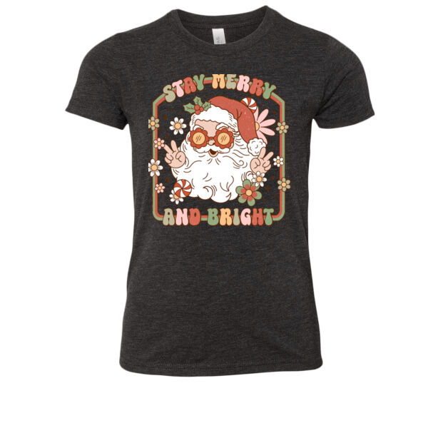Stay Merry and Bright - Youth Triblend Tee Thumbnail