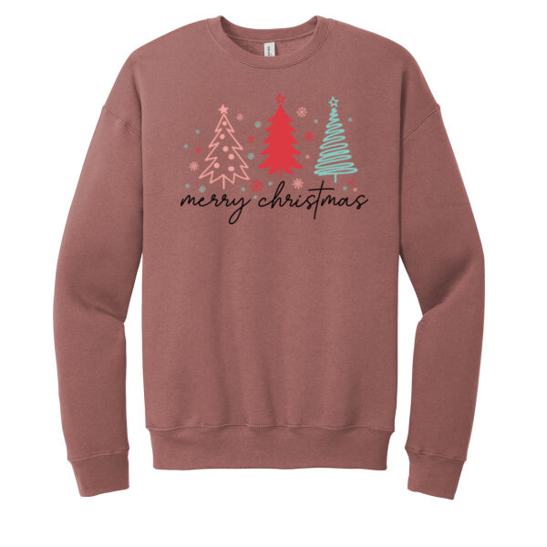 Merry Christmas  - Unisex Sponge Fleece Drop Shoulder Sweatshirt Thumbnail