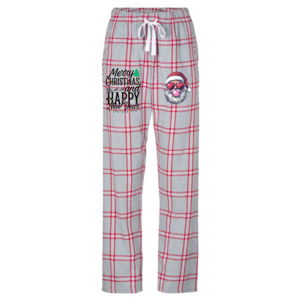 Merry Christmas & Happy New Year Women - Women's Haley Flannel Pants Thumbnail