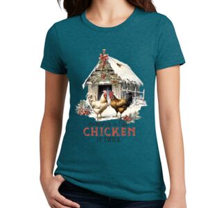 Women's Perfect Blend ® CVC Tee Thumbnail