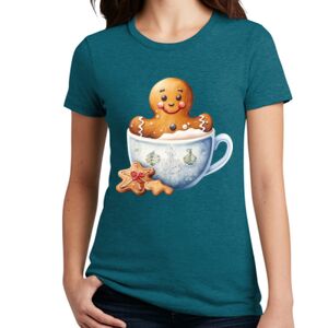 Women's Perfect Blend ® CVC Tee Thumbnail