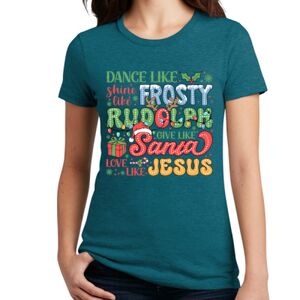 Women's Perfect Blend ® CVC Tee Thumbnail