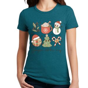 Women's Perfect Blend ® CVC Tee Thumbnail