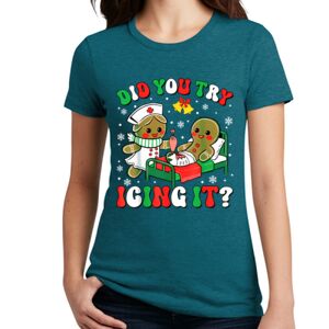 Women's Perfect Blend ® CVC Tee Thumbnail