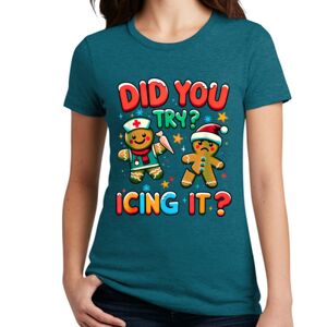 Women's Perfect Blend ® CVC Tee Thumbnail