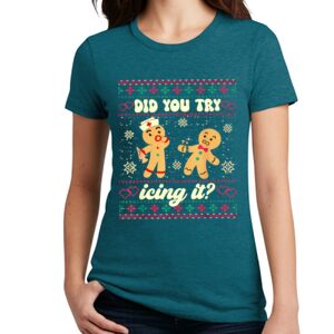 Women's Perfect Blend ® CVC Tee Thumbnail