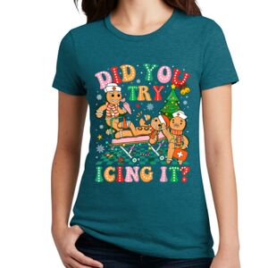 Women's Perfect Blend ® CVC Tee Thumbnail