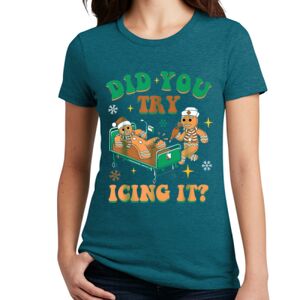 Women's Perfect Blend ® CVC Tee Thumbnail