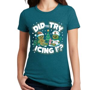 Women's Perfect Blend ® CVC Tee Thumbnail